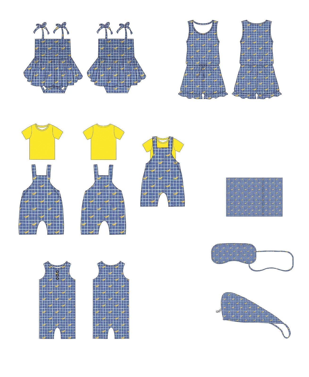 BANANAS Button Romper