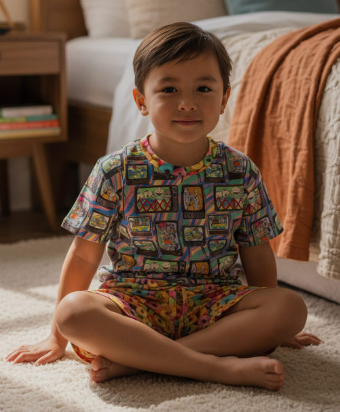 Saturday Morning Tee & Shorts Daywear Set