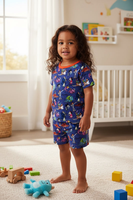 Ambien Nights Short Sleeve & Shorts Pajama Set