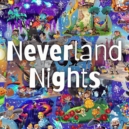 Neverland Nights Burp Cloth