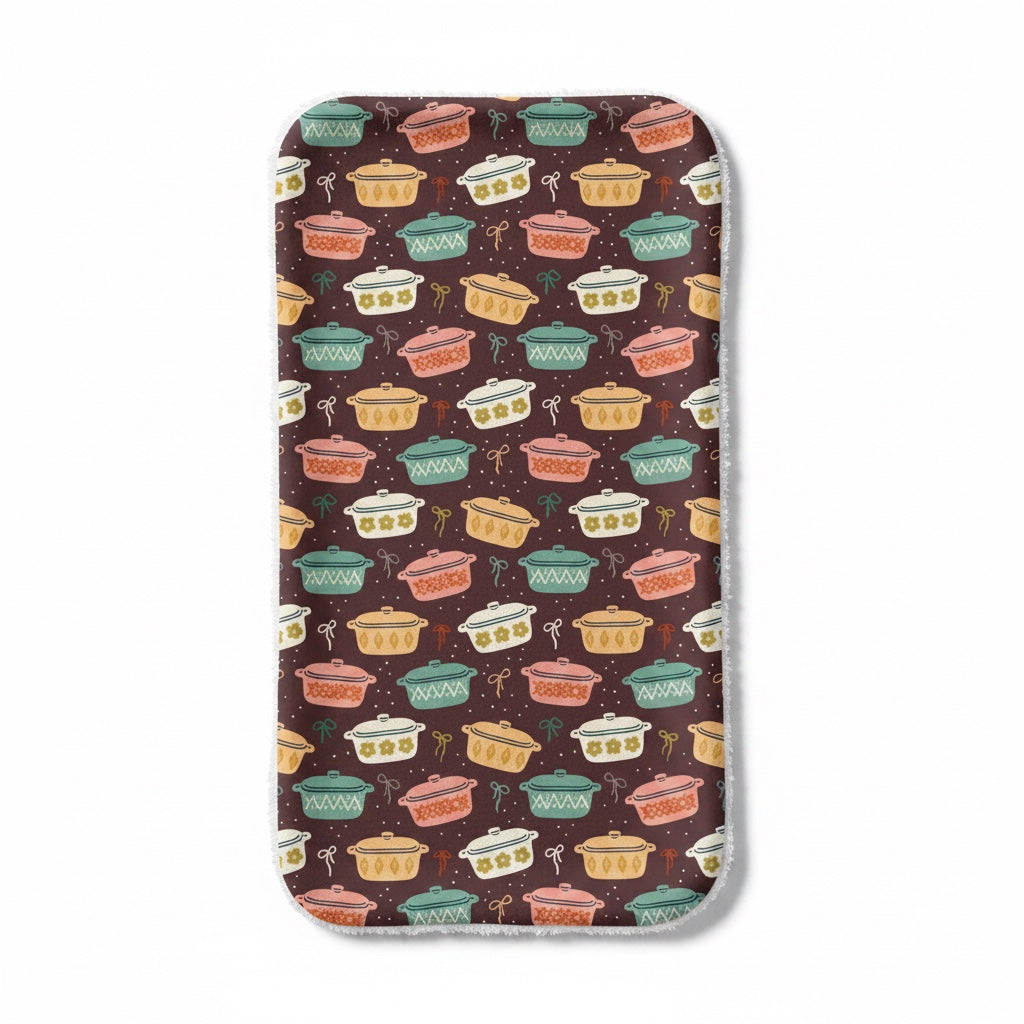 Grannies Dishes Burp Cloth