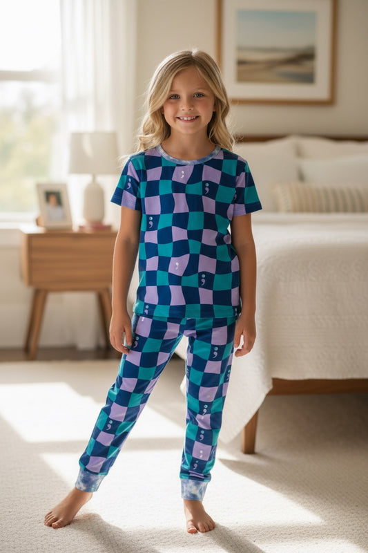 Quiet Fight Short Sleeve & Pants Pajama Set