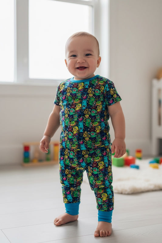 Bed Bugglers Short Sleeve & Pants Pajama Set
