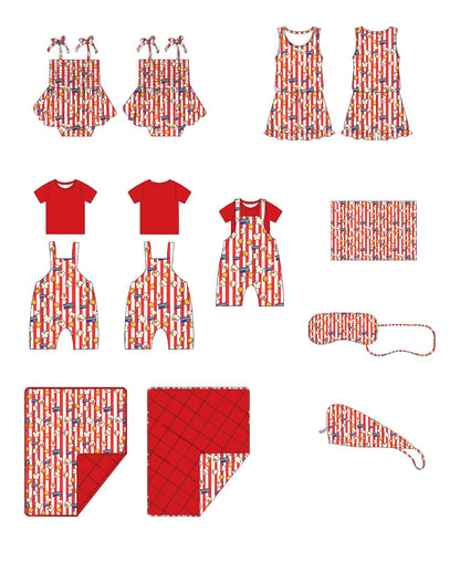 Blockbuster Overall Short Set
