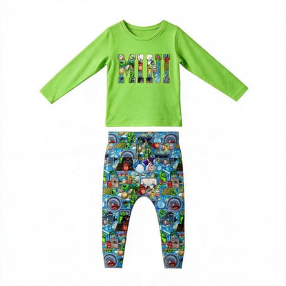 Anger Management MINI long sleeve  Tee with French Terry Joggers