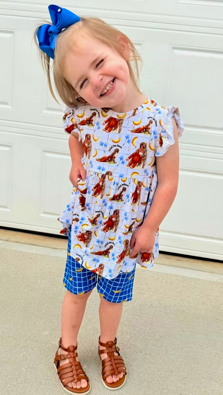 Punch Monkey Peplum Set