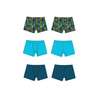 Bed Bugglers Pack Of 3-Boxer Briefs