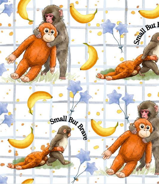 Punch Monkey Bamboo Plush Blanket (CHOOSE SIZE)