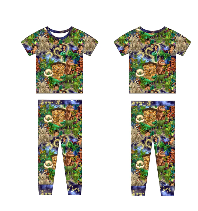 Good Dino Short Sleeve & Pants Pajama Set