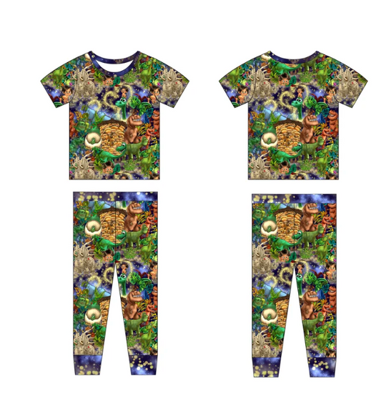 Good Dino Short Sleeve & Pants Pajama Set