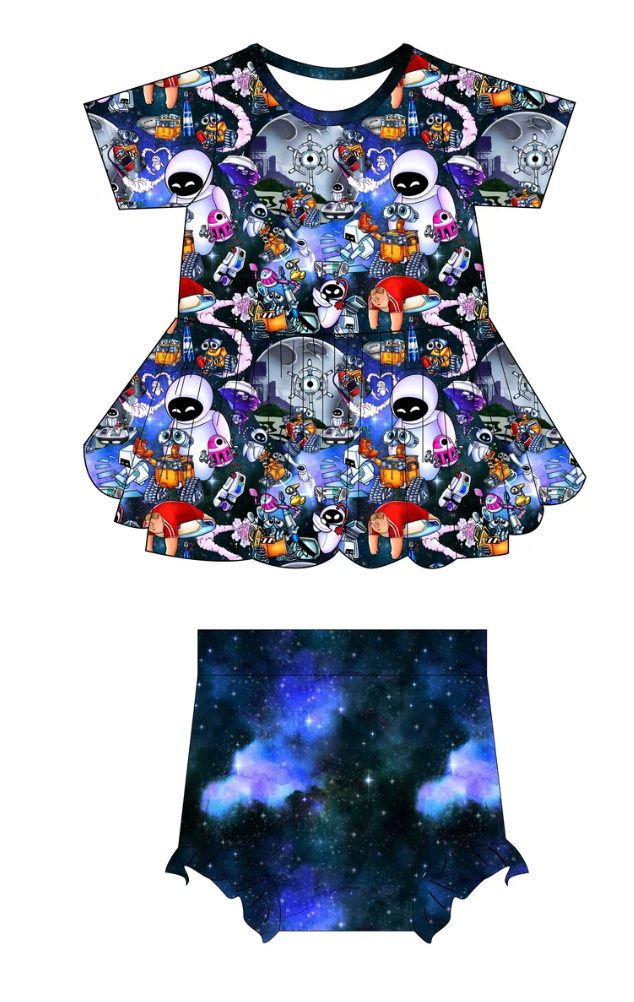 Trash Bot Peplum and Bummy