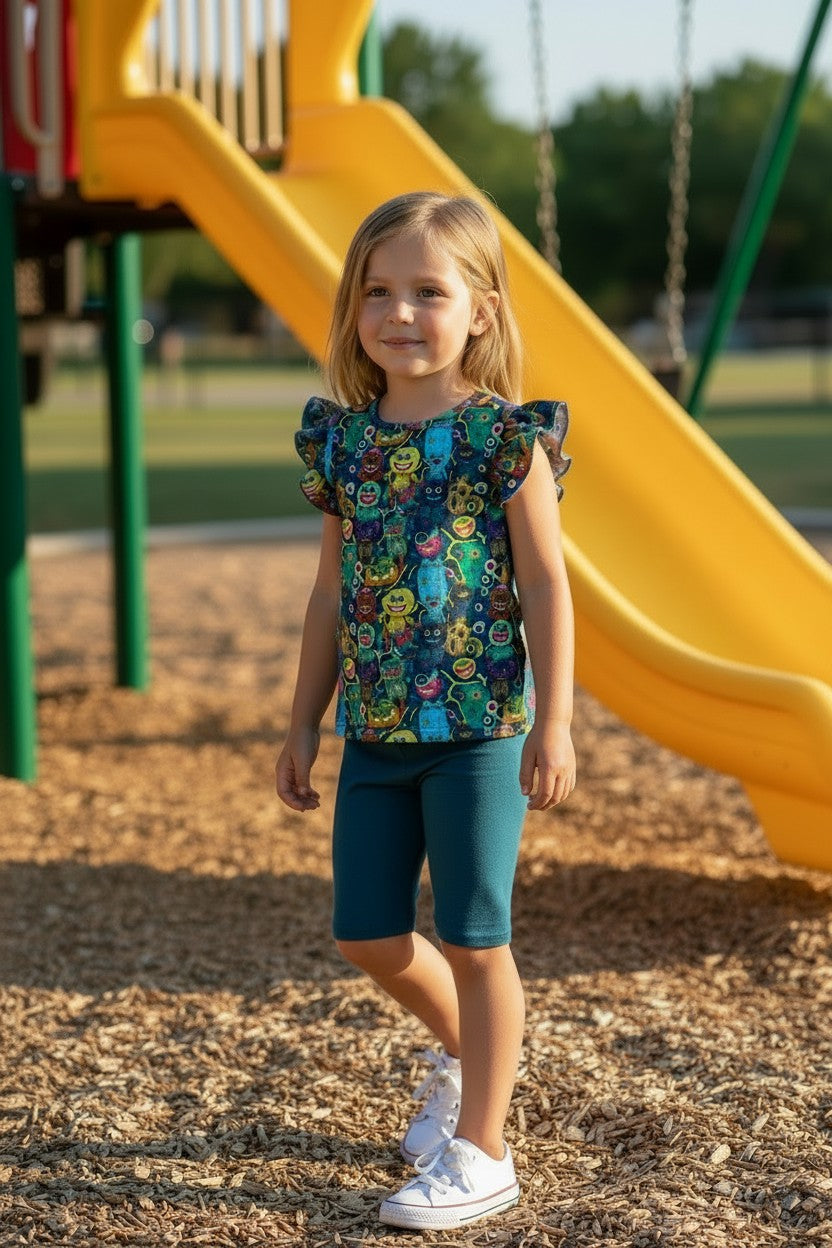 Bed Bugglers Flutter Sleeve & Shorts Set