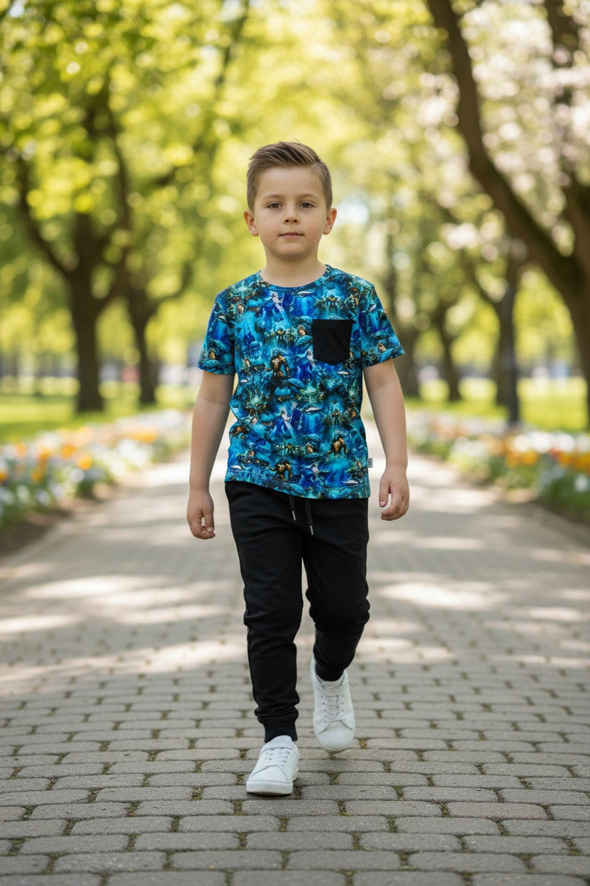 Lost City Pocket Tee & Joggers Daywear Set