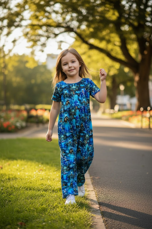 Lost City Wide Leg Romper