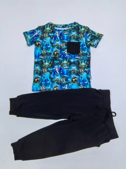 Lost City Pocket Tee & Joggers Daywear Set