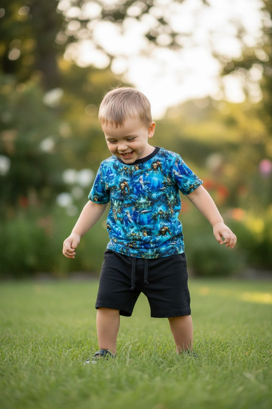 Lost City Tee & Shorts Daywear Set