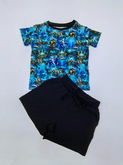 Lost City Tee & Shorts Daywear Set