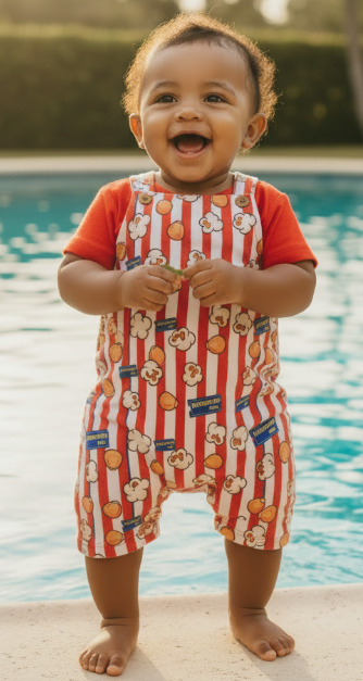 Blockbuster Overall Short Set