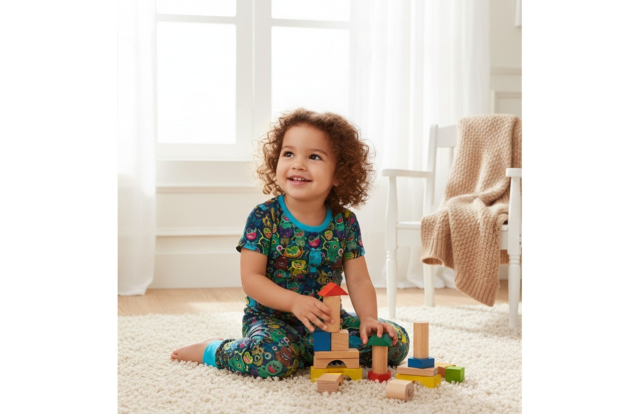 Bed Bugglers Short Sleeve & Pants Pajama Set