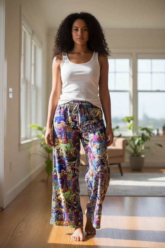 Hey You Guys Women's Palazzo Pants