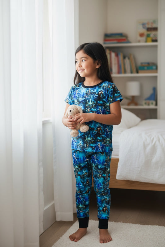 Lost City Short Sleeve & Pants Pajama Set