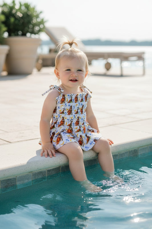 PUNCH Smocked Bodysuit Bubble